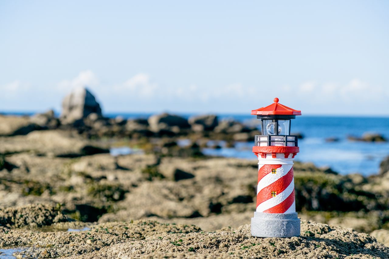 Breton tiny lighthouse